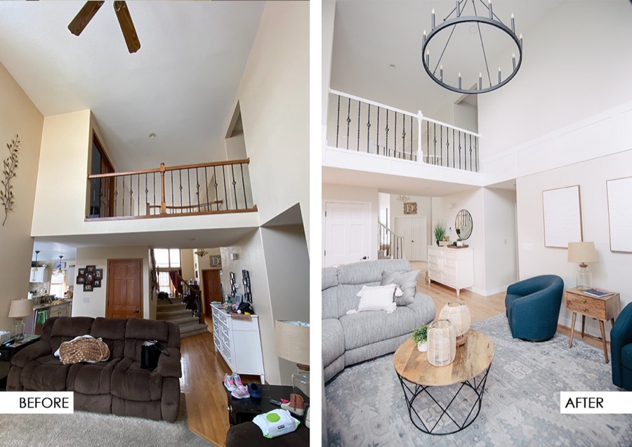 Stonegate refresh, before and after, floor plan, and selection boards, photo 3
