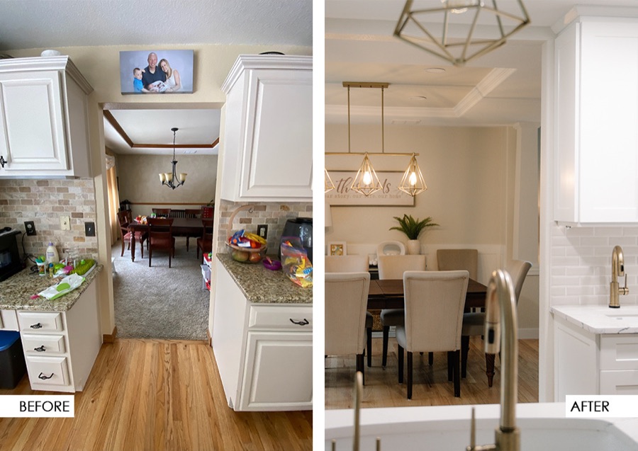 Stonegate refresh, before and after, floor plan, and selection boards, photo 7