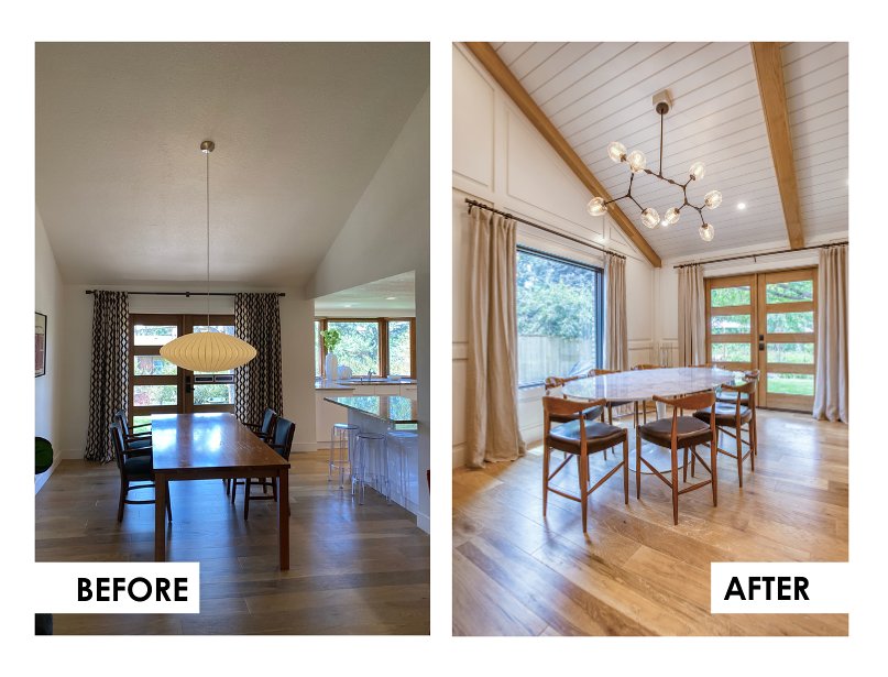 Greenwood Village full remodel before and after, photo 2