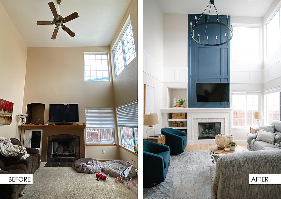 Stonegate kitchen before and after the refresh